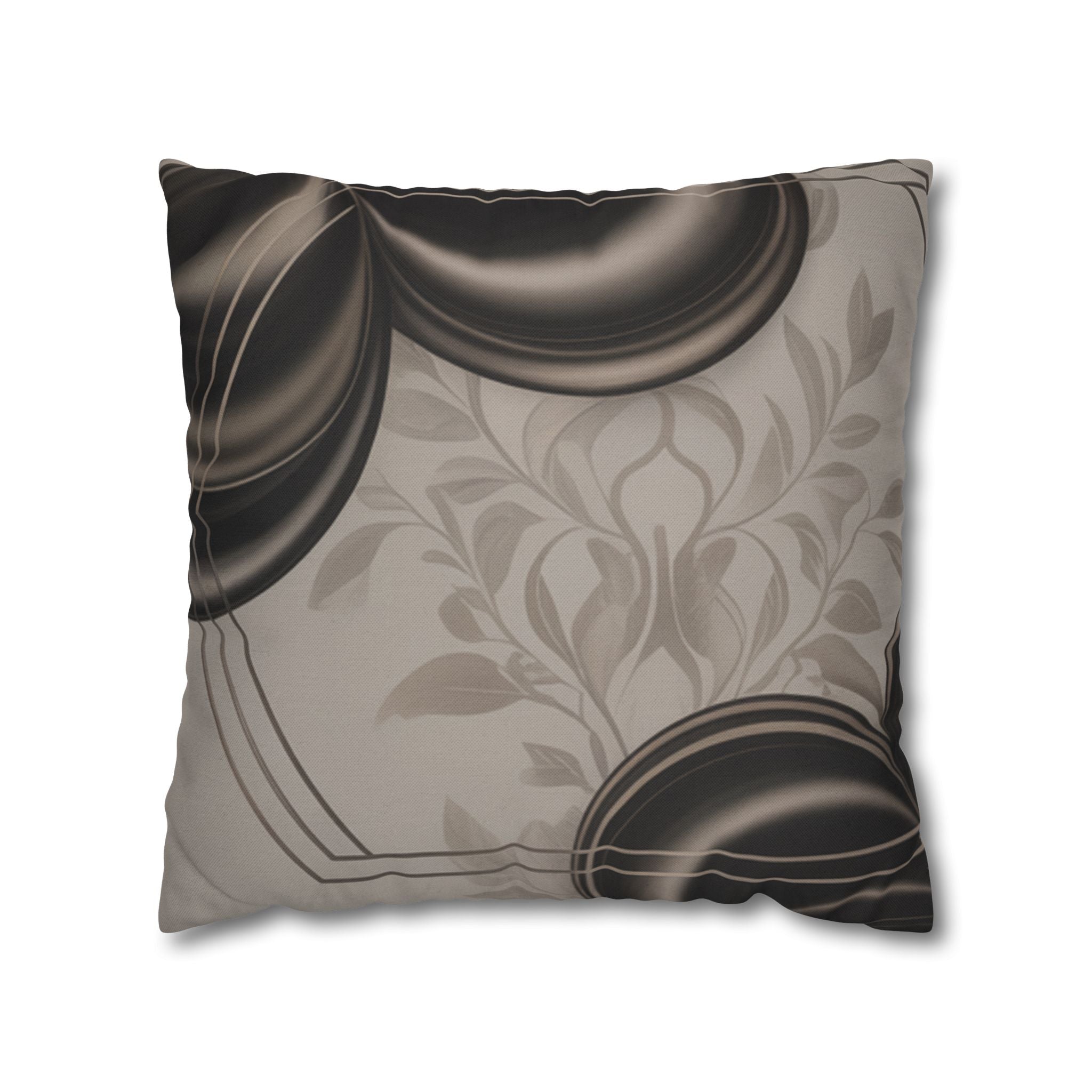 Spun Polyester Square Pillowcase
