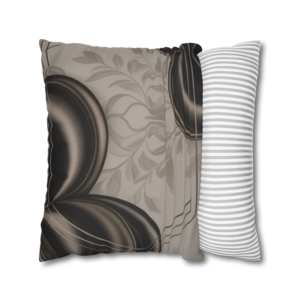 Spun Polyester Square Pillowcase