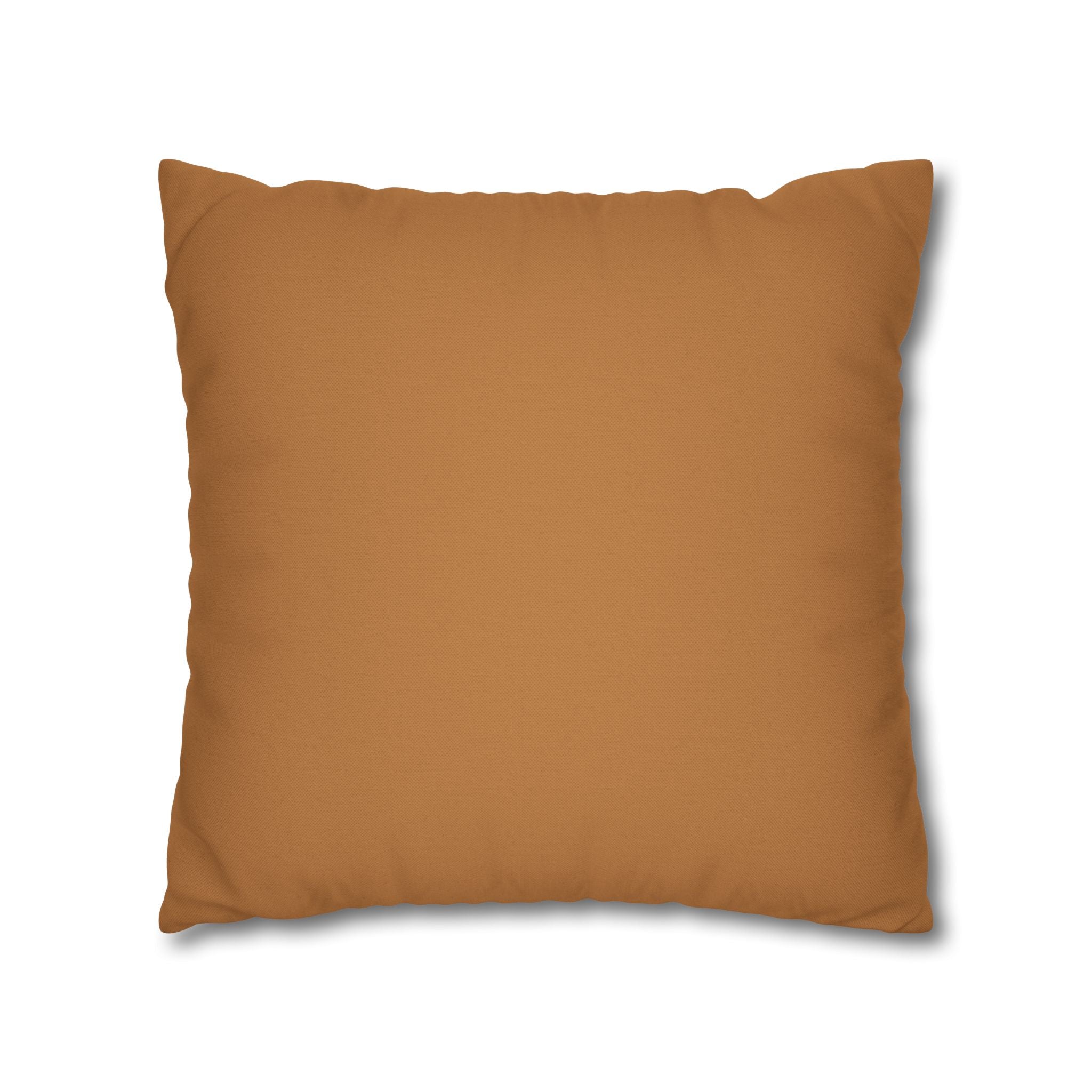 Abstract Mustard Swirl Square Pillowcase | Decorative Throw Pillowcase