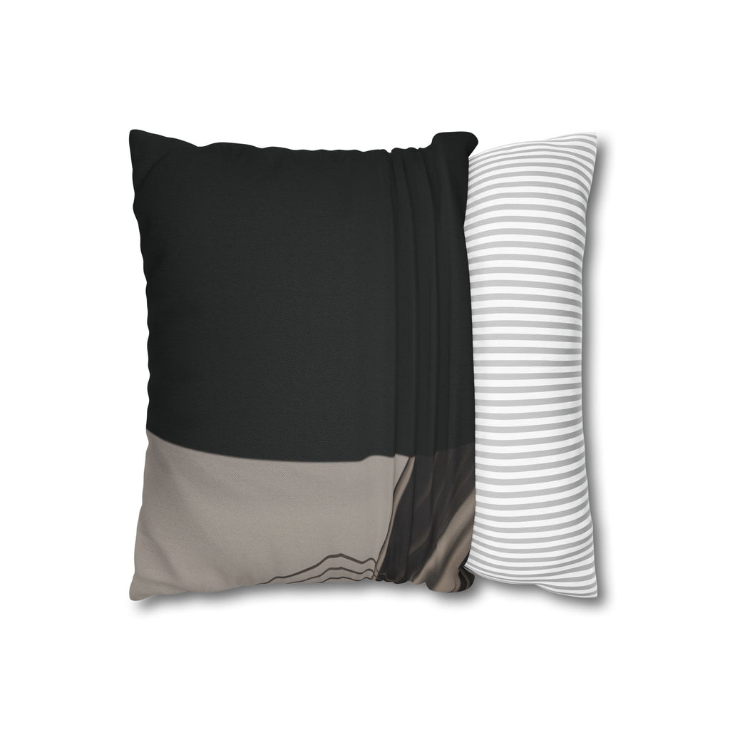 Spun Polyester Square Pillowcase