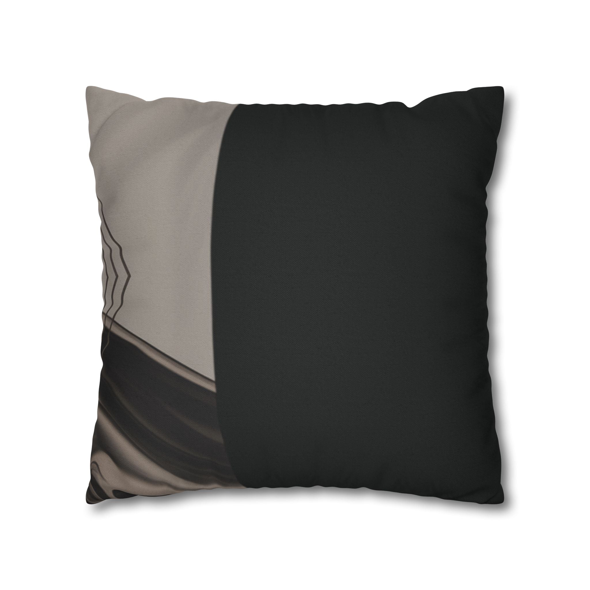 Spun Polyester Square Pillowcase