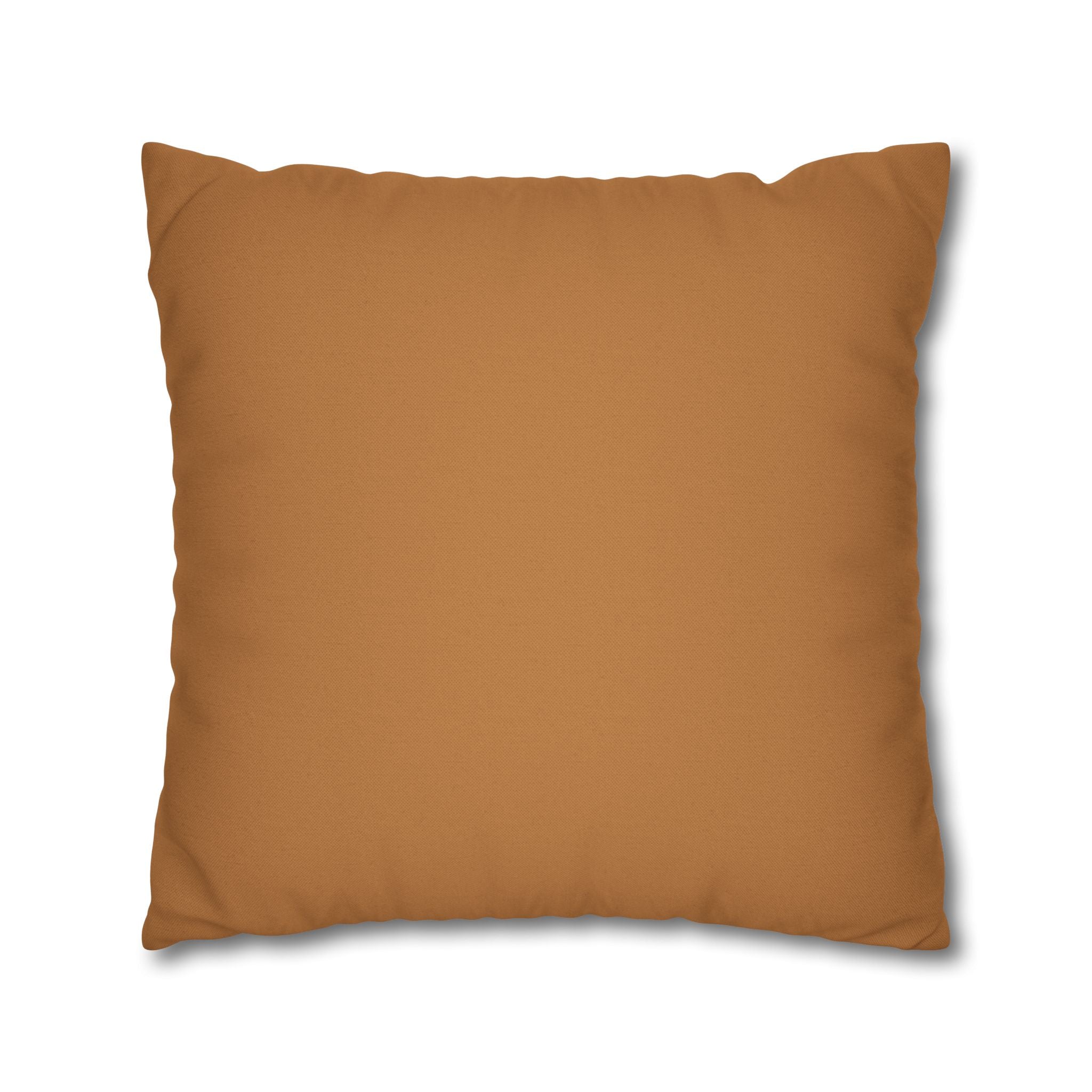 Abstract Mustard Swirl Square Pillowcase | Decorative Throw Pillowcase