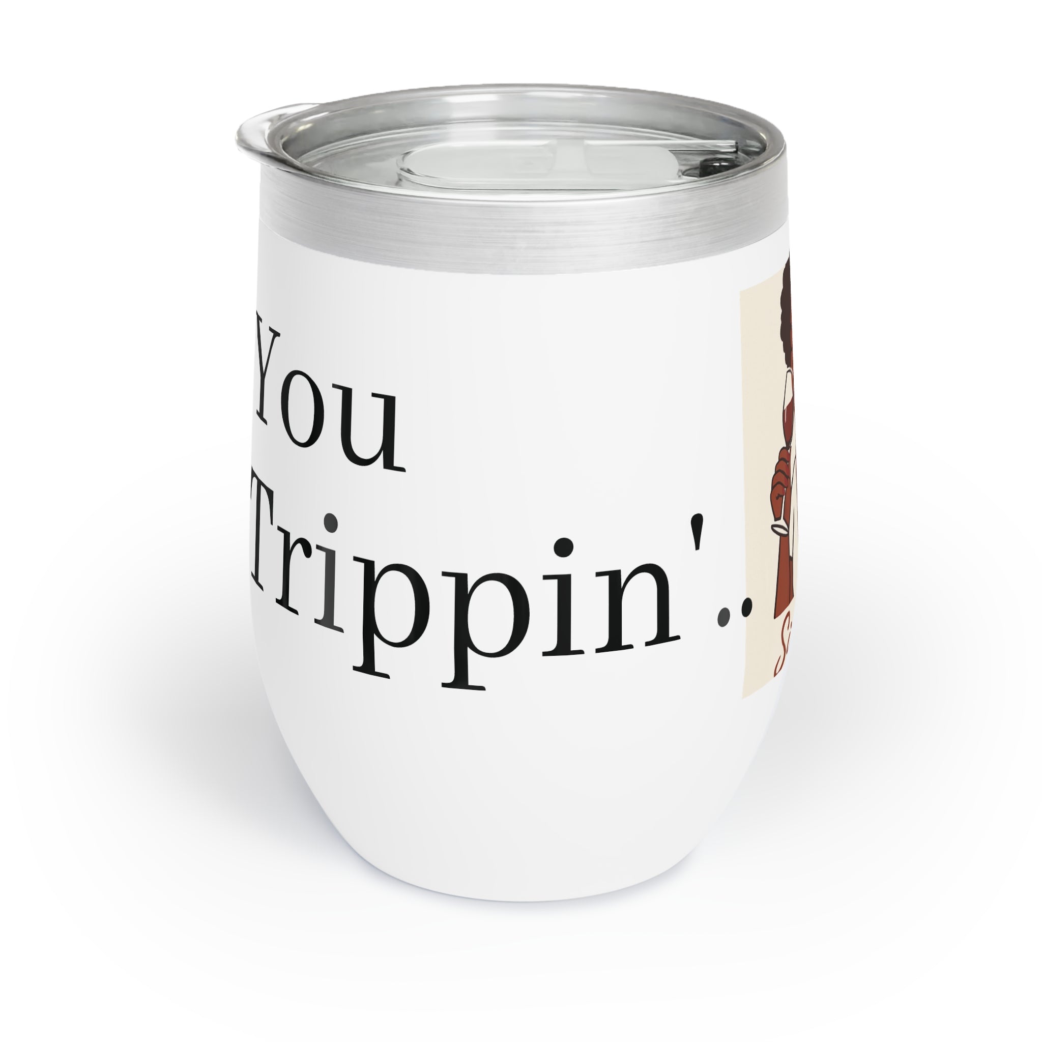 Wine Tumbler - Melanin Design