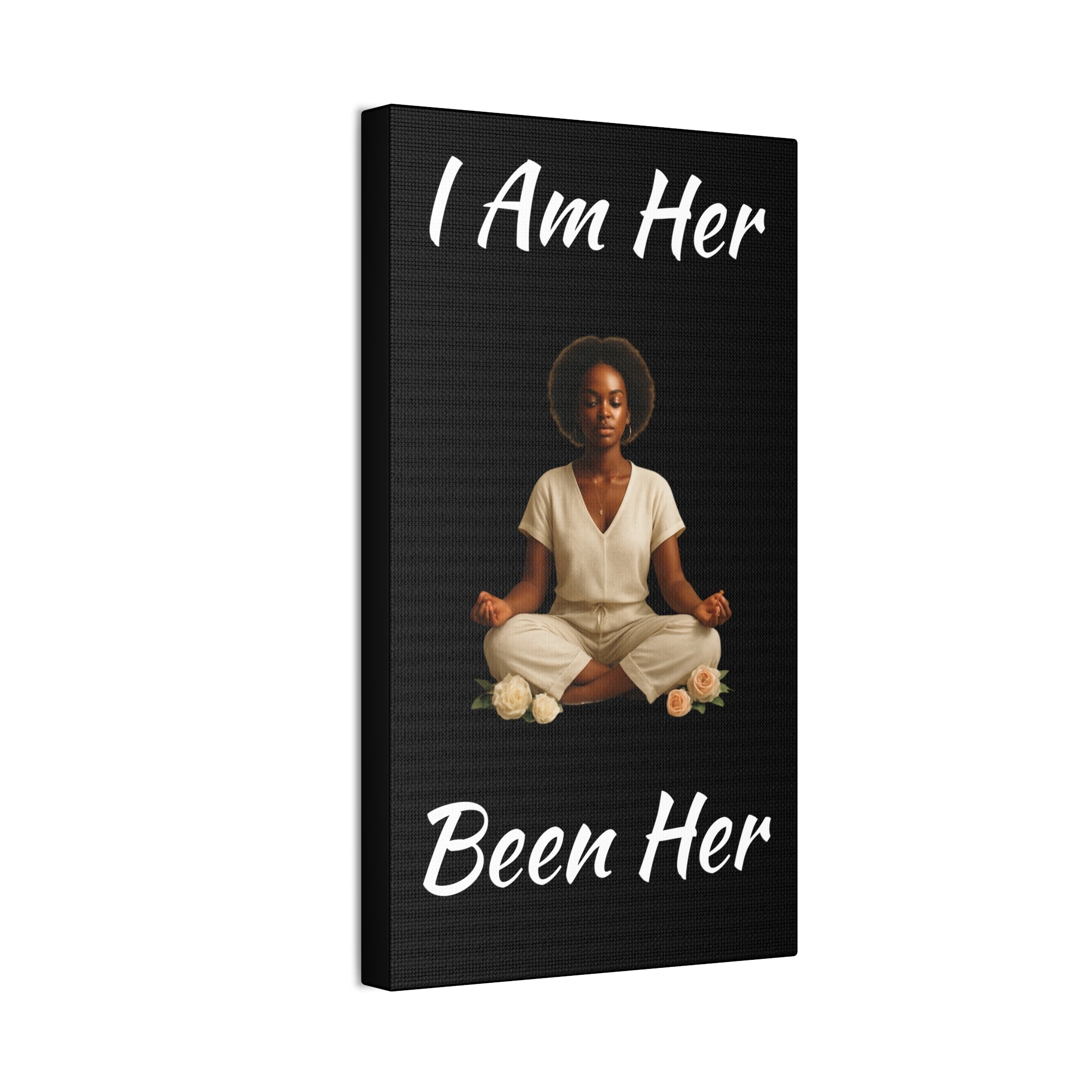 Meditation Wall Canvas- Inspirational Femininity Art