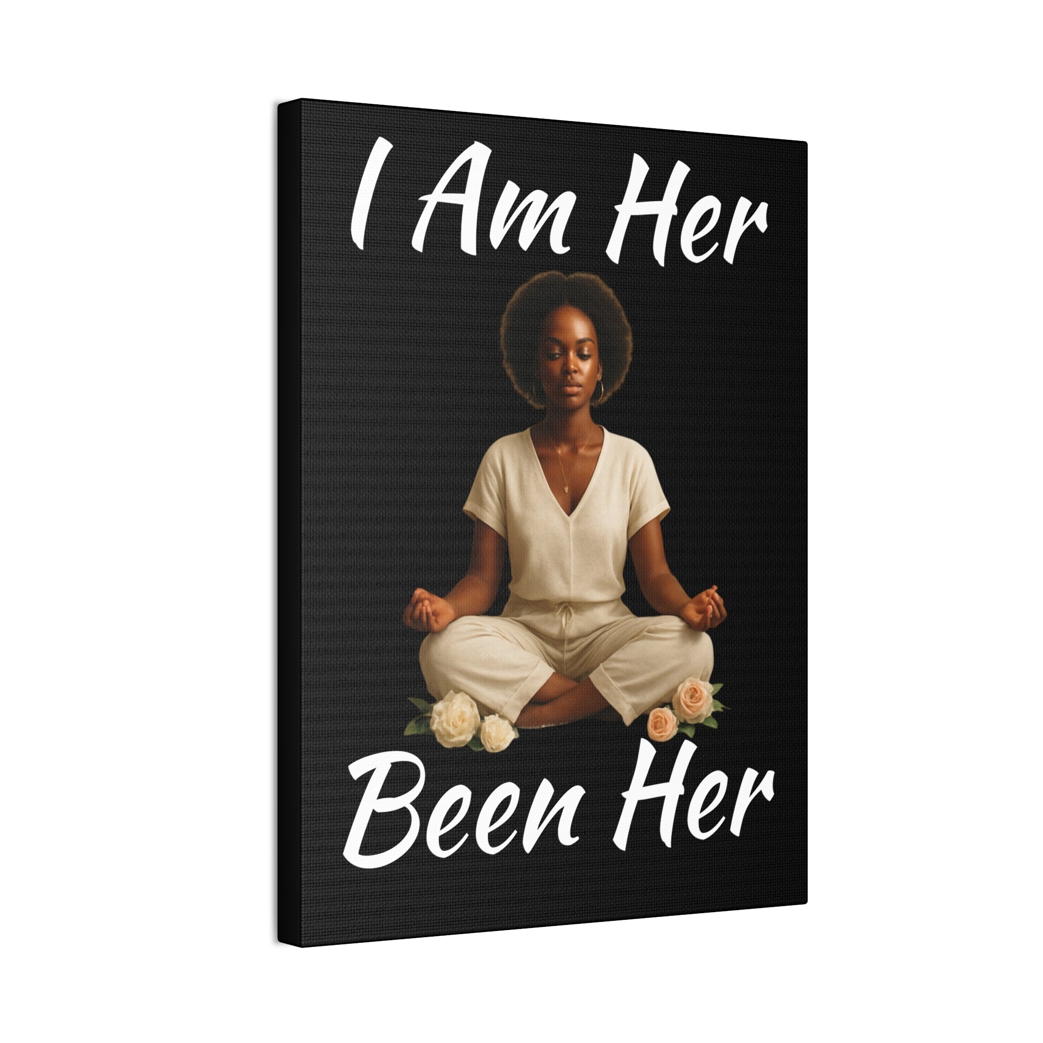 Meditation Wall Canvas- Inspirational Femininity Art